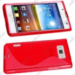 Ebeststar � coque s - line silicone gel motif vague housse etui protection souple pour lg optimus l7 ...
