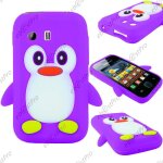 Ebeststar ® coque pingouin silicone souple etui housse design fun + film protection d'�cran pour samsung ...