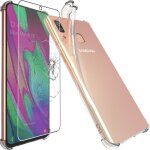 Ebeststar - coque samsung a40 galaxy sm - a405f etui silicone slim coins rebords renforc�s invisible ...
