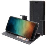 Ebeststar - coque samsung s10e galaxy etui pu cuir portefeuille porte - cartes support stand, noir [dimensions ...