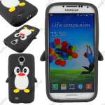 Ebeststar ® coque silicone avec motif pingouin pour samsung galaxy s4 i9500 i9505, couleur noir Ebeststar ® coque silicone avec motif pingouin pour samsung galaxy s4 i9500 i9505, couleur noir