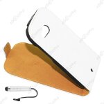 Ebeststar ® etui coque housse en pu cuir + 3 film + mini stylet pour htc desire c / a320, couleur blanc ... Ebeststar ® etui coque housse en pu cuir + 3 film + mini stylet pour htc desire c / a320, couleur blanc ...