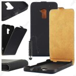Ebeststar � etui coque housse en pu cuir + 3 film + mini stylet pour htc one max, couleur noir