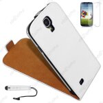 Ebeststar � etui coque housse en pu cuir + 3 film + mini stylet pour samsung galaxy s4 i9500 i9505, couleur ...