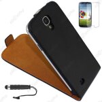 Ebeststar � etui coque housse en pu cuir + 3 film + mini stylet pour samsung galaxy s4 i9500 i9505, couleur ...