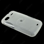 Ebeststar ® etui housse coque s - line silicone protection en gel pour htc sensation, g14, couleur transparen ...