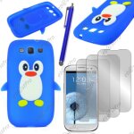 Ebeststar � etui housse coque pingouin silicone souple design fun pour samsung galaxy s3 i9300 i9305, ...
