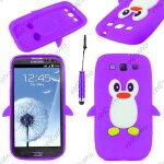 Ebeststar ® etui housse coque pingouin silicone souple design fun pour samsung galaxy s3 i9300 i9305, ...