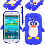 Ebeststar ® etui housse coque pingouin silicone souple design fun pour samsung galaxy s3 mini gt - i8190, ...