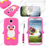Ebeststar � etui housse coque pingouin silicone souple design fun pour samsung galaxy s4 i9500 i9505, ...