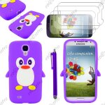 Ebeststar � etui housse coque pingouin silicone souple design fun pour samsung galaxy s4 i9500 i9505, ...