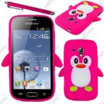 Ebeststar ® etui housse coque pingouin silicone souple design fun pour samsung galaxy trend s7560, s ...