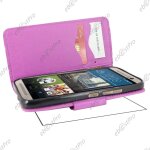 Ebeststar ® etui portefeuille housse protection folio coque pour htc one m9, one hima, couleur violet ...