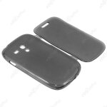 Ebeststar ® etui portefeuille rabattable livre housse coque silicone gel pour samsung galaxy s3 mini ...