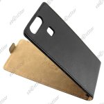 Ebeststar � etui en pu cuir clapet ultra fine housse coque pour huawei p9, couleur noir
