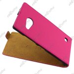 Ebeststar ® etui en pu cuir clapet ultra fine housse coque pour nokia lumia 735 730 dual, couleur rose ...