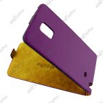 Ebeststar ® etui en pu cuir clapet ultra fine housse coque pour samsung galaxy note edge, couleur violet ...