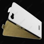 Ebeststar � etui en pu cuir clapet ultra fine housse coque pour wiko fever 4g + film, couleur blanc
