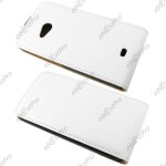 Ebeststar ® etui pu cuir rabattable housse coque ultra slim pour microsoft lumia 535, couleur blanc ...