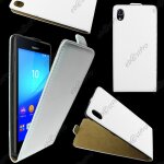 Ebeststar ® etui pu cuir rabattable housse coque ultra slim pour sony xperia m4 aqua, m4 aqua dual, ...