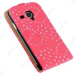 Ebeststar � etui en pu cuir strass a rabat ultra fine housse coque pour samsung galaxy s3 mini gt - i8190, ...