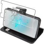 Ebeststar - etui sony xperia xz2 compact coque portefeuille pu cuir, noir [dimensions precises smartphone ...