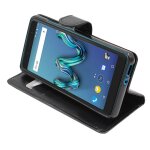 Ebeststar - etui wiko tommy 3 coque portefeuille pu cuir, noir [dimensions precises smartphone : 146 ...
