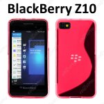 Ebeststar � film + etui housse coque s - line silicone protection en gel pour blackberry z10, couleur ...