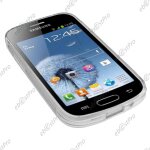 Ebeststar  film + etui housse coque s - line silicone protection en gel pour samsung galaxy trend s7560, ...