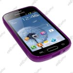 Ebeststar � film + etui housse coque s - line silicone protection en gel pour samsung galaxy trend s7560, ...