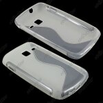 Ebeststar  film + etui housse coque s - line silicone protection en gel pour samsung wave y s5380, couleur ...