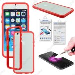 Ebeststar ® film verre tremp� + bumper contour de protection etui housse coque pour apple iphone 6 ecran ...