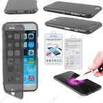 Ebeststar ® film verre tremp� + etui portefeuille rabattable livre housse coque silicone gel pour apple ...