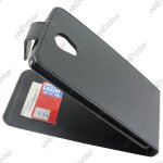 Ebeststar ® film verre tremp� + housse simili cuir a clapet coque etui pour wiko robby, couleur noir ...