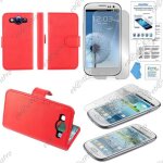 Ebeststar ® film verre tremp� pour samsung galaxy s3 i9300 i9305 etui portefeuille housse protection ...
