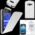 Ebeststar ® film verre tremp� pour samsung galaxy trend 2 lite sm - g318h, galaxy v plus housse simili ...