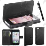 Ebeststar ® housse coque etui portefeuille folio book livre simili cuir pour apple iphone 5s, 5, couleur ...