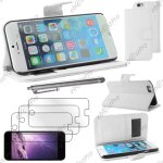 Ebeststar � housse coque etui portefeuille folio book livre simili cuir pour apple iphone 6 ecran 4, ...