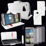 Ebeststar  housse coque etui portefeuille folio book livre simili cuir pour htc one m9, one hima, couleur ...