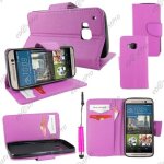 Ebeststar ® housse coque etui portefeuille folio book livre simili cuir pour htc one m9, one hima, couleur ...