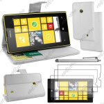 Ebeststar  housse coque etui portefeuille folio book livre simili cuir pour nokia lumia 520, couleur ...
