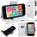 Ebeststar ® housse coque etui portefeuille folio book livre simili cuir pour nokia lumia 530, couleur ...