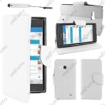 Ebeststar ® housse coque etui portefeuille folio book livre simili cuir pour nokia lumia 735 730 dual, ...