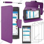 Ebeststar � housse coque etui portefeuille folio book livre simili cuir pour nokia lumia 735 730 dual, ...