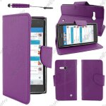 Ebeststar ® housse coque etui portefeuille folio book livre simili cuir pour nokia lumia 735 730 dual, ...