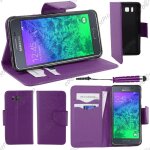 Ebeststar ® housse coque etui portefeuille folio book livre simili cuir pour samsung galaxy alpha sm ...