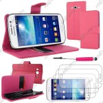 Ebeststar � housse coque etui portefeuille folio book livre simili cuir pour samsung galaxy grand 2 g7105 ...
