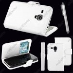 Ebeststar ® housse coque etui portefeuille folio book livre simili cuir pour samsung galaxy s3 mini ...