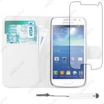 Ebeststar ® housse coque etui portefeuille folio book livre simili cuir pour samsung galaxy s4 mini ...