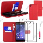 Ebeststar � housse coque etui portefeuille folio book livre simili cuir pour sony xperia z2 d6502, d6503, ...